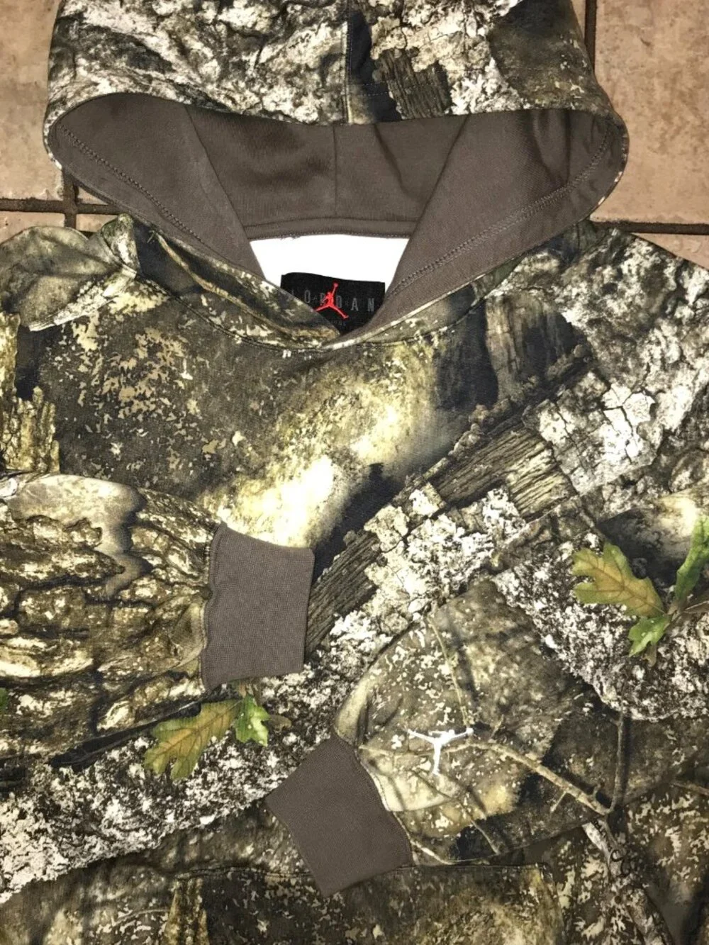 Men's Jordan Brooklyn Fleece Realtree APX Camo Hoodie-Size S (Oversized) HV1860